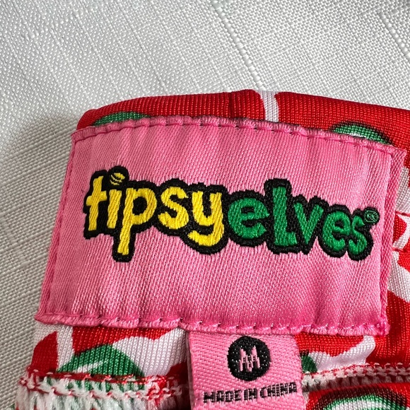 Christmas Tipsy Elves Leggings and Disney Mickey Mouse Christmas Shirt , Hat - Picture 2 of 3